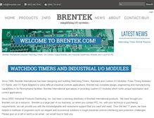 Tablet Screenshot of brentek.com